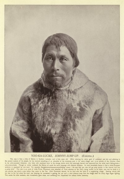 Yoo-Ka-Lucke, Johnny-Zıpla, Eskimo by American Photographer