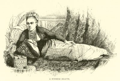 Bir Burma güzelliği by American School