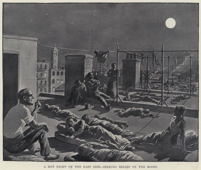 Doğu Yakasında Sıcak Bir Gece, Çatılarda Yardım Arayan (lito) by American School