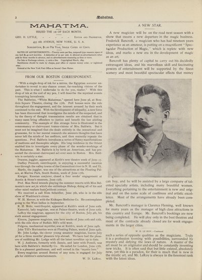 Yeni Bir Yıldız, Frederick Bancroft by American School
