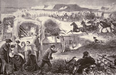 Oregon Patikası üzerinde bir Corral