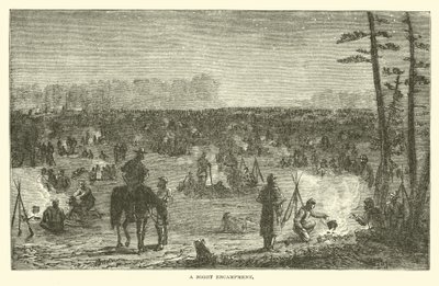 Bir gece kampı, Aralık 1862 by American School