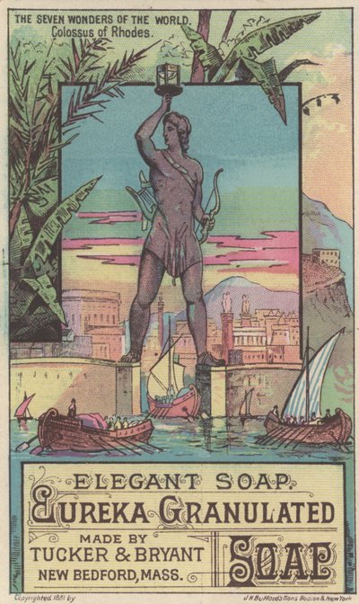 Eureka Granül Sabun Reklamı, 1881 by American School