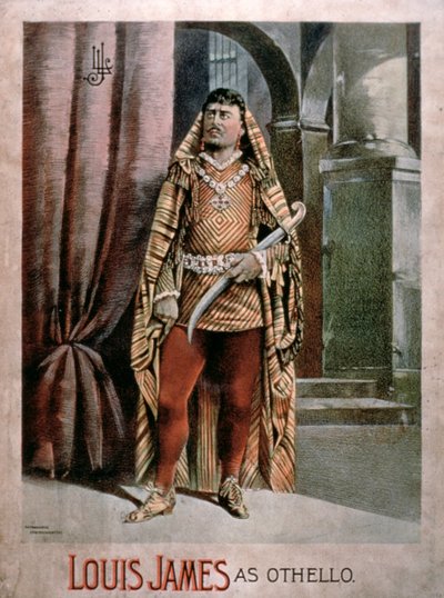 Louis James As Othello için reklam by American School
