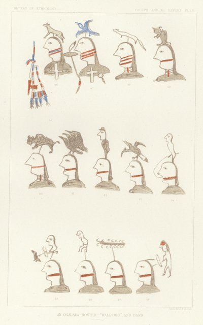 Bir Ogalala Kadrosu - Wall-Köpek ve Grup by American School