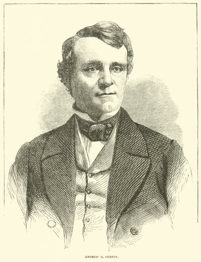 Andrew G Curtin, Aralık 1863 by American School
