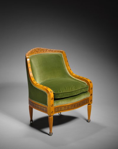 Tiffany Studios, ABD tarafından tasarlanan Koltuk, 1890 dolayları by American School