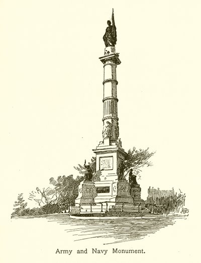 Ordu ve Donanma Anıtı, Boston Common by American School