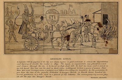 Arnolds Effigy by American School