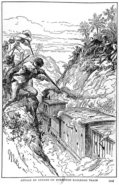 Kübalıların güçlendirilmiş demiryolu trenine saldırısı, 1898