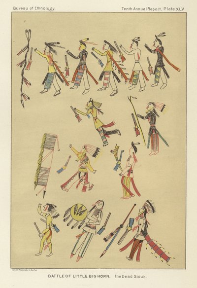 Küçük Bighorn Savaşı by American School