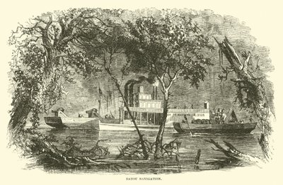 Bayou Navigasyon, Mart 1863 by American School