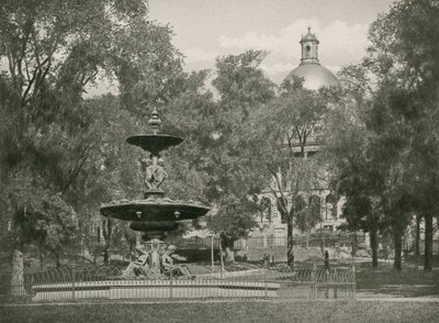Boston Common (fotogravür) by American School