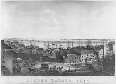 Boston Limanı, 1854 by American School