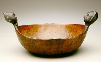 Kase, c.1800 (ahşap ve pirinç) by American School