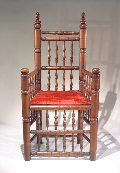 Brewster Sandalye (ahşap ve tekstil) by American School