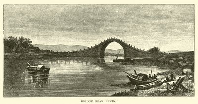 Pekin yakınlarındaki köprü by American School