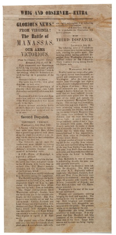 Broadside, 22 Temmuz 1861