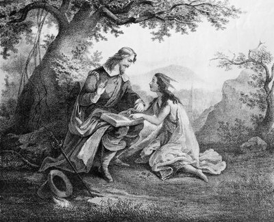 Kaptan John Smith (1580-1631) Pocohontas