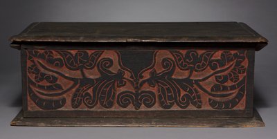 Oymalı Kutu, 1680-1700 by American School