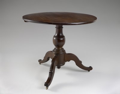Orta Sehpa, c. 1850-1870 (siyah ceviz) by American School