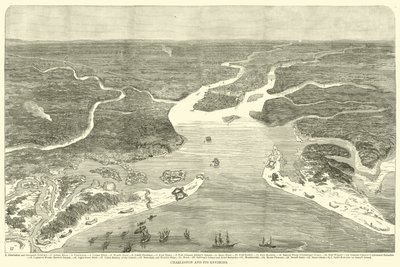 Charleston ve çevresi, Temmuz 1863 by American School
