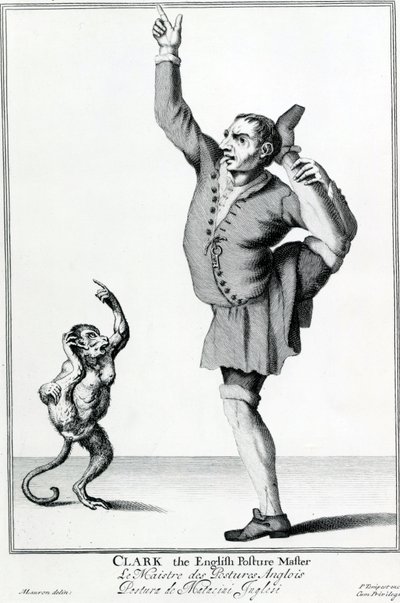 Clark the English Posture Maker, The Cryes of the City of the City of the Life After the Life serisinden alınmış, Marcellus Laroon II'den sonra gravür, Pierce Tempest tarafından yayınlanmış, 1688 by American School