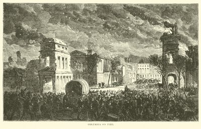 Columbia yanıyor, Şubat 1865 by American School