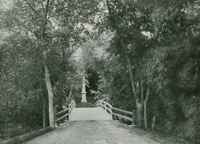 Concord Köprüsü, Lexington (fotogravür) by American School