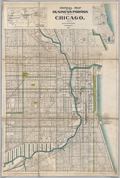 Chicago İş Bölgesinin Kritik Haritası by American School