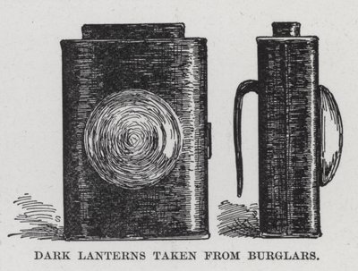 Hırsızlardan alınan Kara Fenerler (litho) by American School