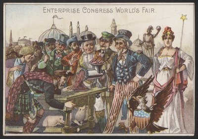 Enterprise Congress Dünya Fuarı (chromolitho) by American School