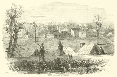 Ewells Karargahı, Richmond yakınlarında, Mart 1865 by American School