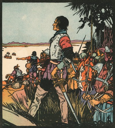 Kaşifler: Mississippi Nehri üzerinde Hernando De Soto by American School