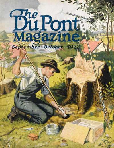DuPont dinamitini eken çiftçi, DuPont Dergisi
