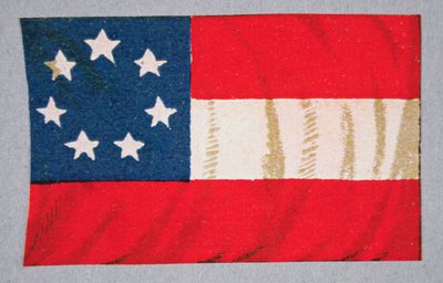 Amerika Konfedere Devletleri Bayrağı (renkli taş) by American School