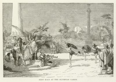 Olimpiyat Oyunlarında Ayak Yarışı by American School