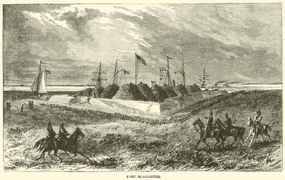 Fort McAllister, Kasım 1864 by American School