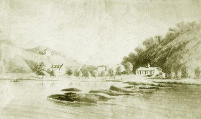 Fort St Davis ve Schuylkill Rapids, c.1912 by American School