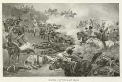 General Custers Son Direniş by American School