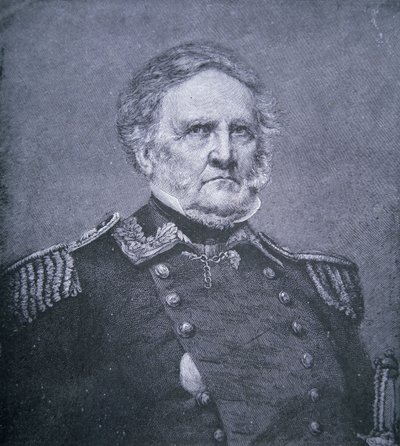 General Winfield Scott (1786-1866) (gravür) by American School