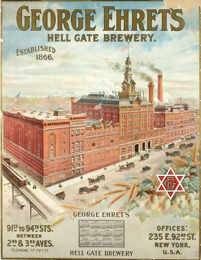 George Ehrets Hell Gate Bira Fabrikası, 1866