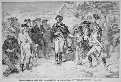 George Washington, Kıta Ordusu, Kış ve Bahar ile Valley Forge