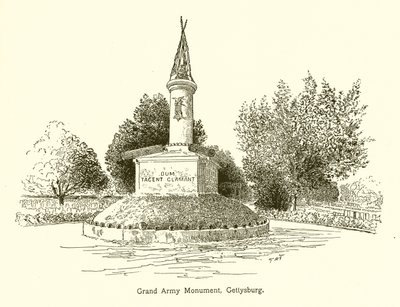Büyük Ordu Anıtı, Gettysburg by American School