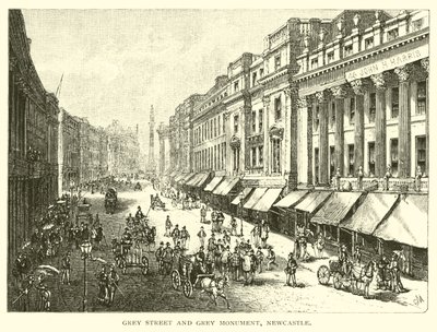 Gray Street ve Gray Anıtı, Newcastle by American School