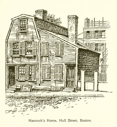 Hancocks Evi, Hull Sokağı, Boston by American School