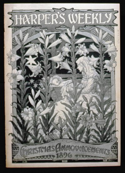Harpers Weekly, Noel Duyuruları 1896 by American School