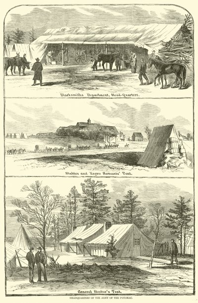 Potomac Ordusu Karargahı, Ocak-Nisan 1863 by American School