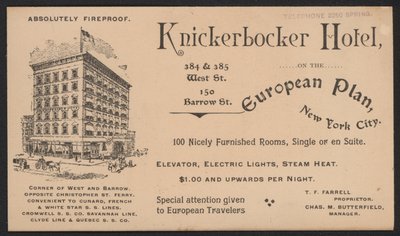Otel Ticaret Kartı by American School