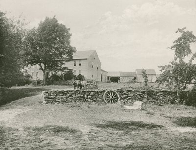 General Israel Putnam Evi, Pomfret (fotogravür) by American School